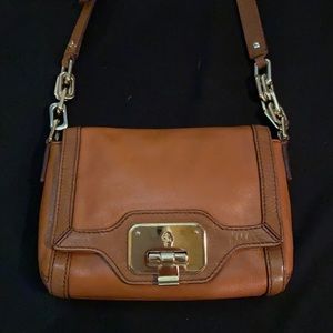 Cole Haan Brown Leather Crossbody Bag